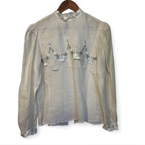 Vintage Linen Blouse